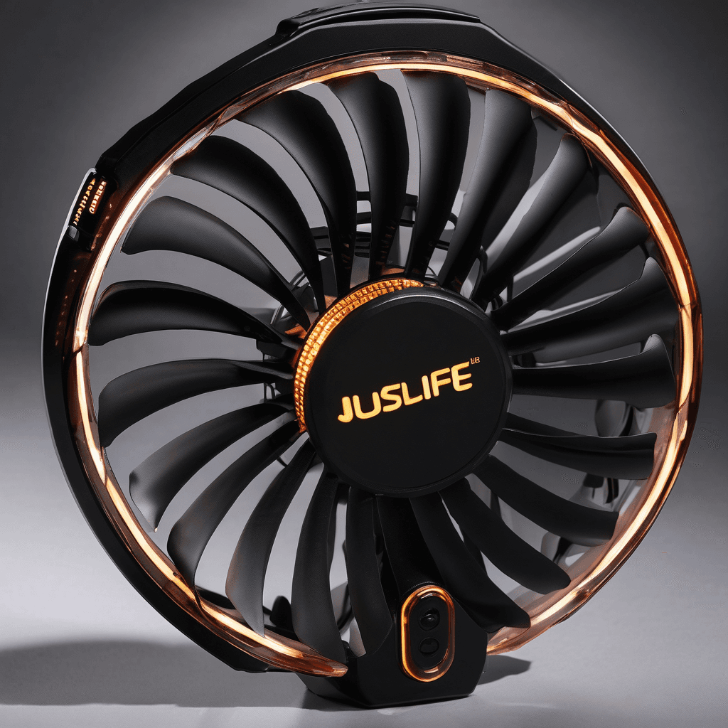 JISULIFE Portable Neck Fan Pro (100-Speed Bladeless, LED Display, 5000mAh)