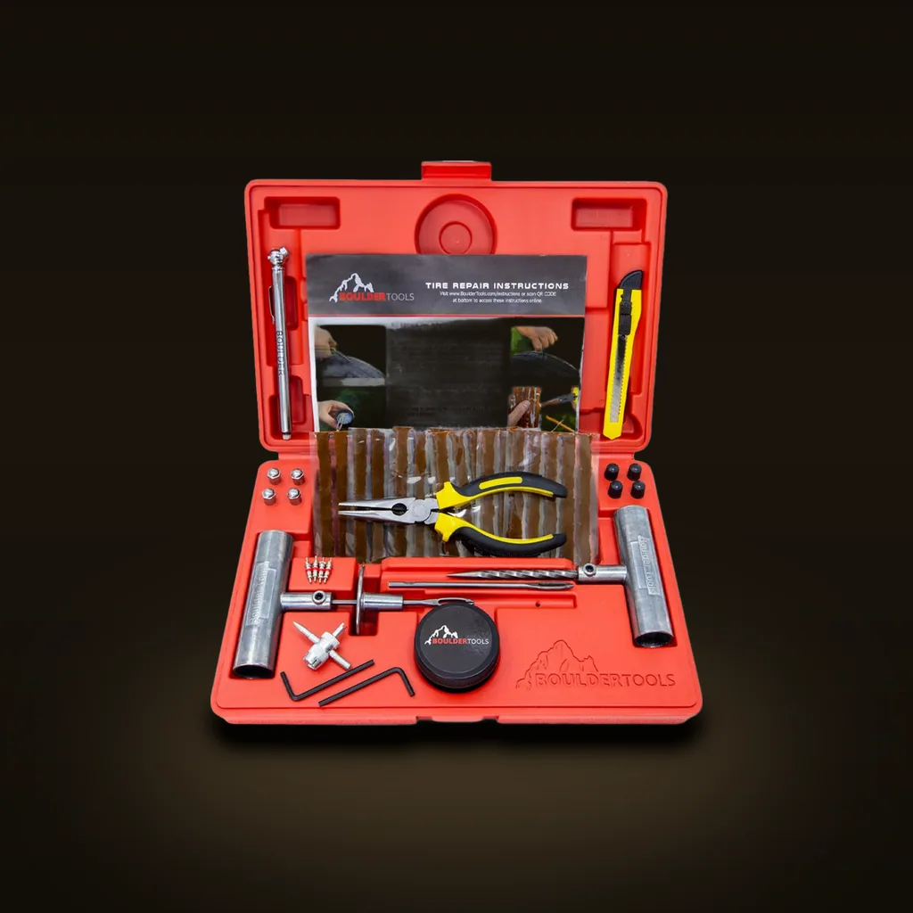 Boulder Tools Heavy Duty Tire Repair / Plug Kit