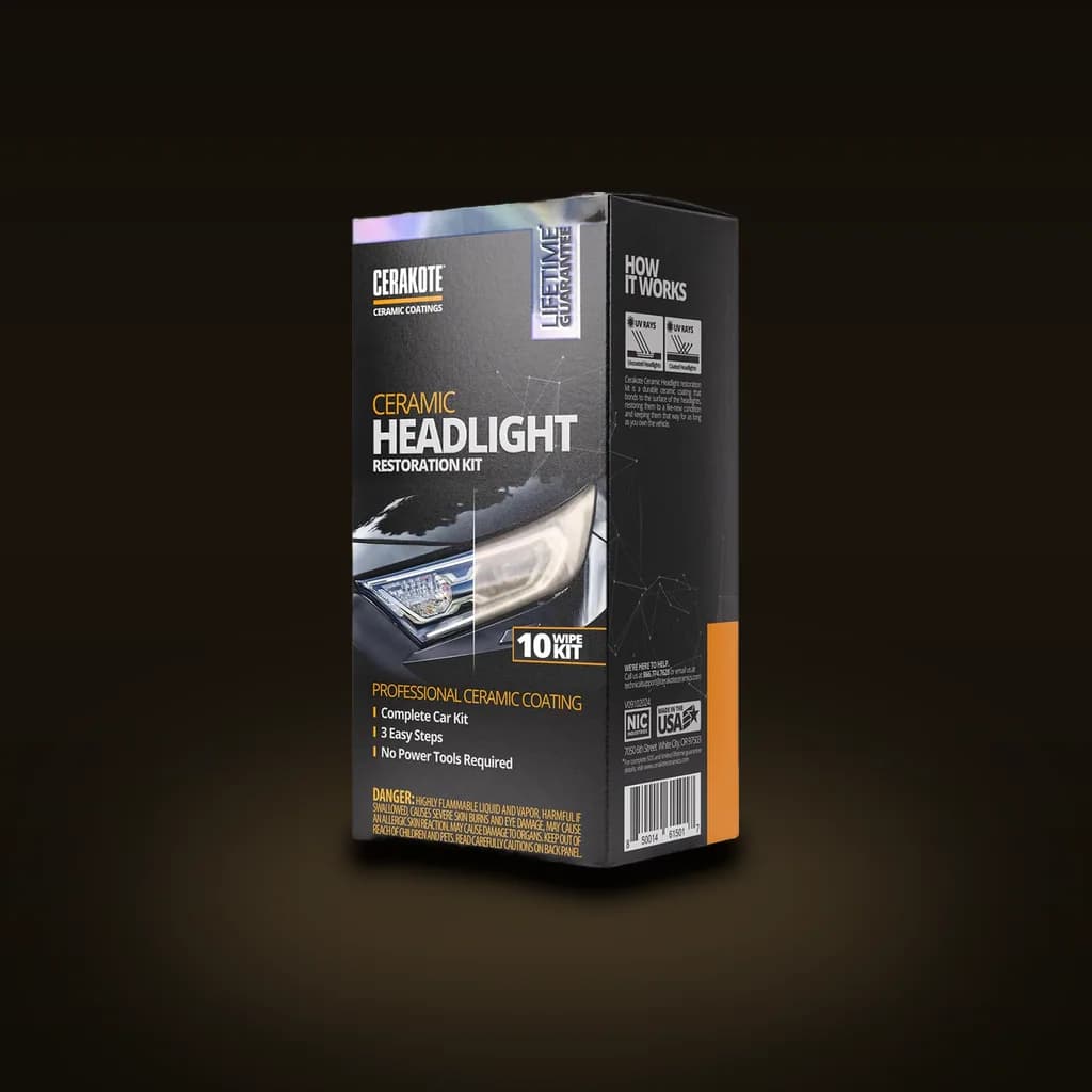 CERAKOTE Ceramic Headlight Restoration Kit (10 Wipe)