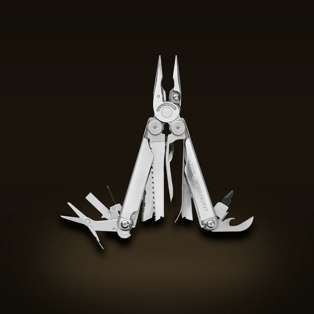 Leatherman Wave+ 18-in-1 Full-Size Multi-Tool (Stainless Steel)
