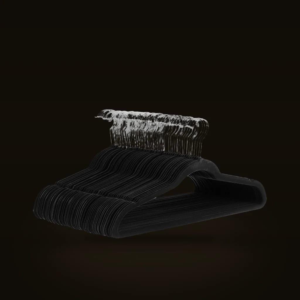 Amazon Basics Slim Velvet Non-Slip Hangers (50-Pack)