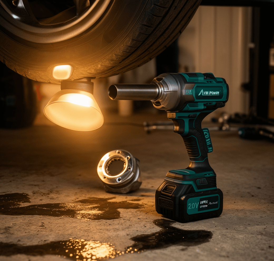 AVID POWER 20V Cordless Impact Wrench 1/2in Kit (330 ft-lbs)