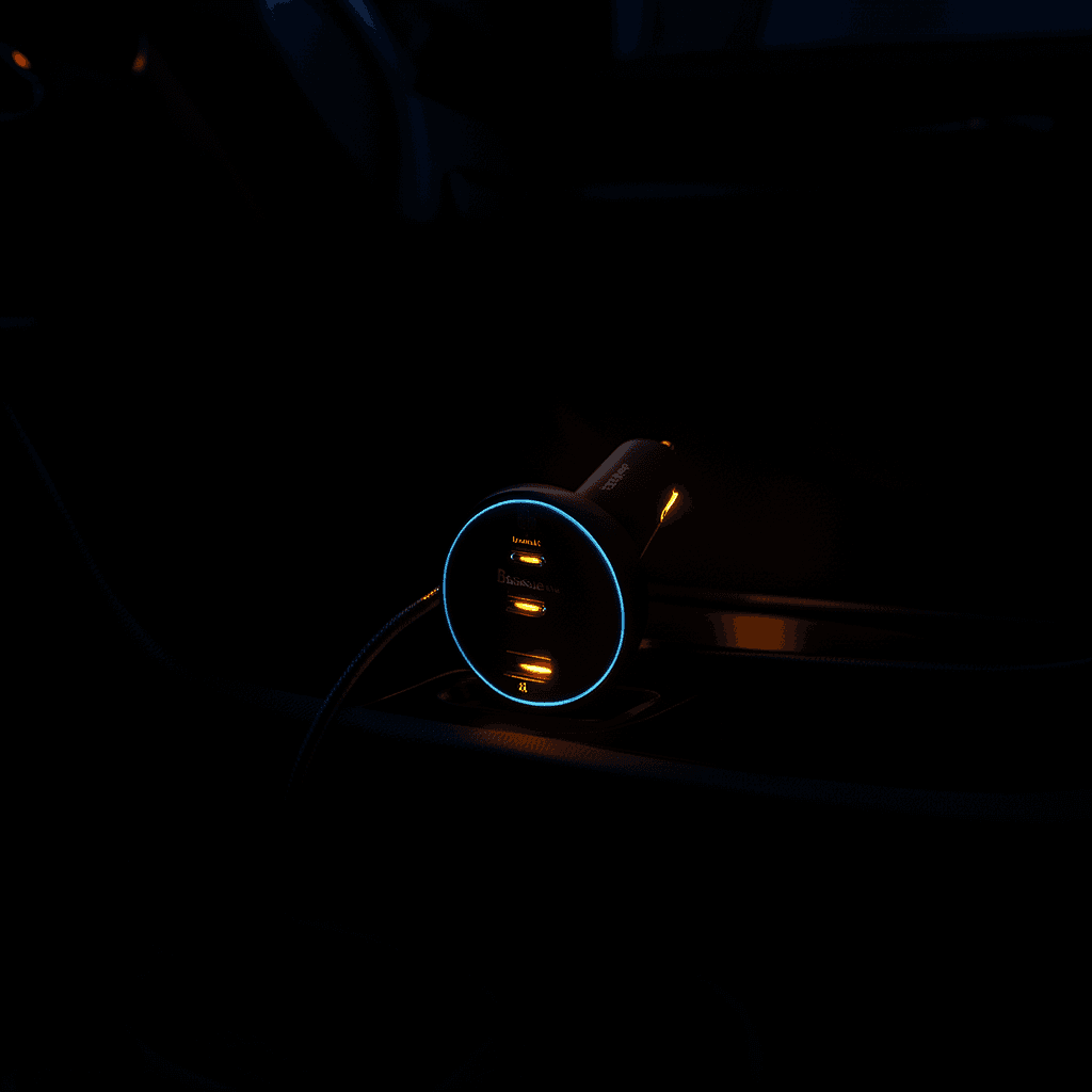 Baseus 160W USB-C Car Charger (3-Port, QC5.0/PD3.0/PPS)