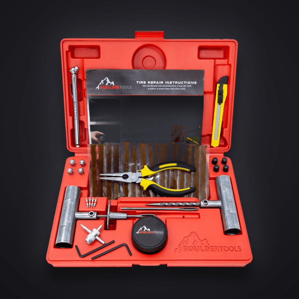Boulder Tools Heavy Duty Tire Repair / Plug Kit