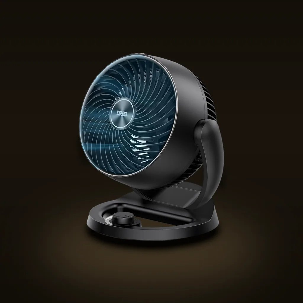 Dreo 12-inch Table Air Circulator Fan (70 ft Airflow, 25 dB Quiet)