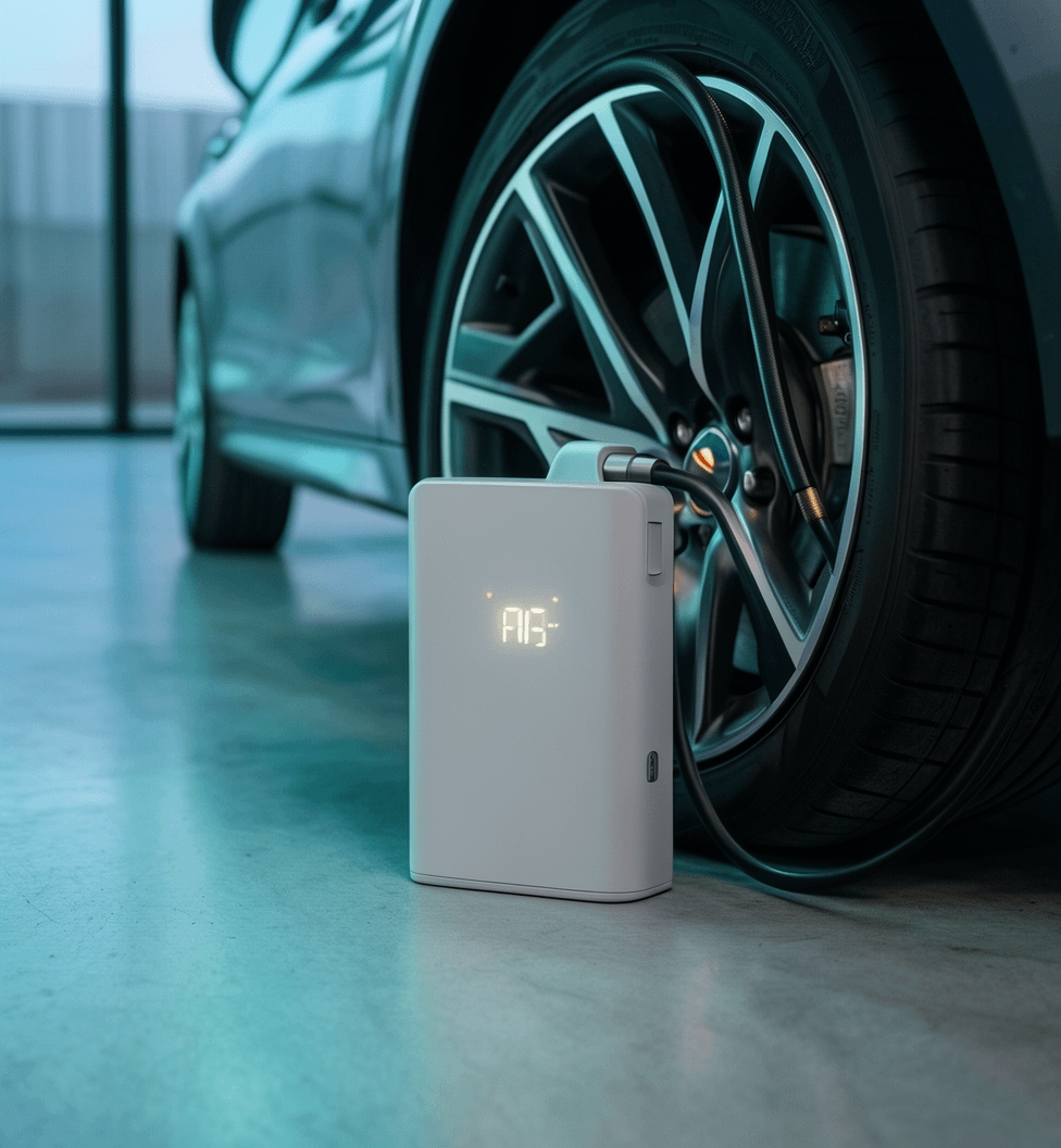 HOTO Portable Tire Inflator Pro (7500mAh Cordless)