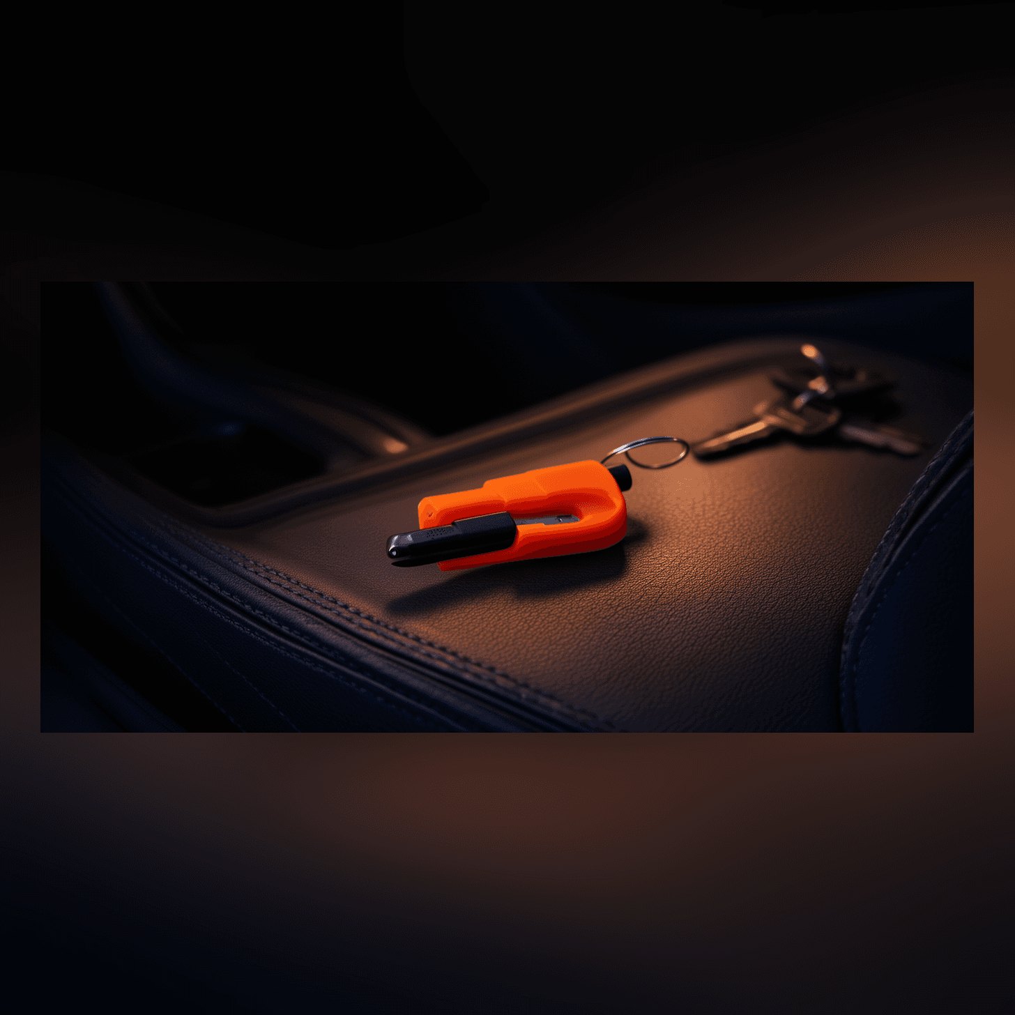 resqme The Original Car Escape Tool — Seatbelt Cutter + Window Breaker