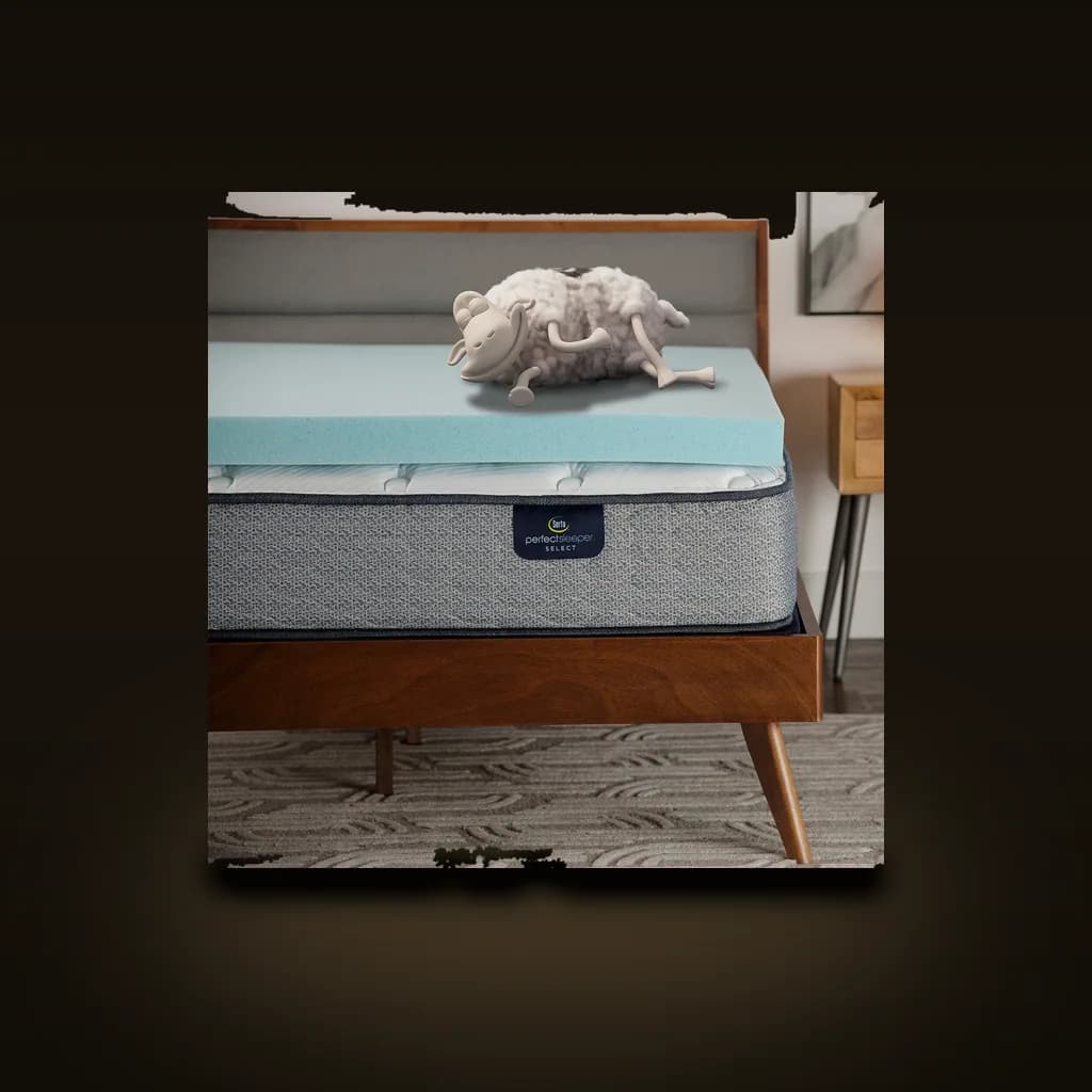Serta ThermaGel Cooling Memory Foam Mattress Topper (3 Inch, Twin XL)