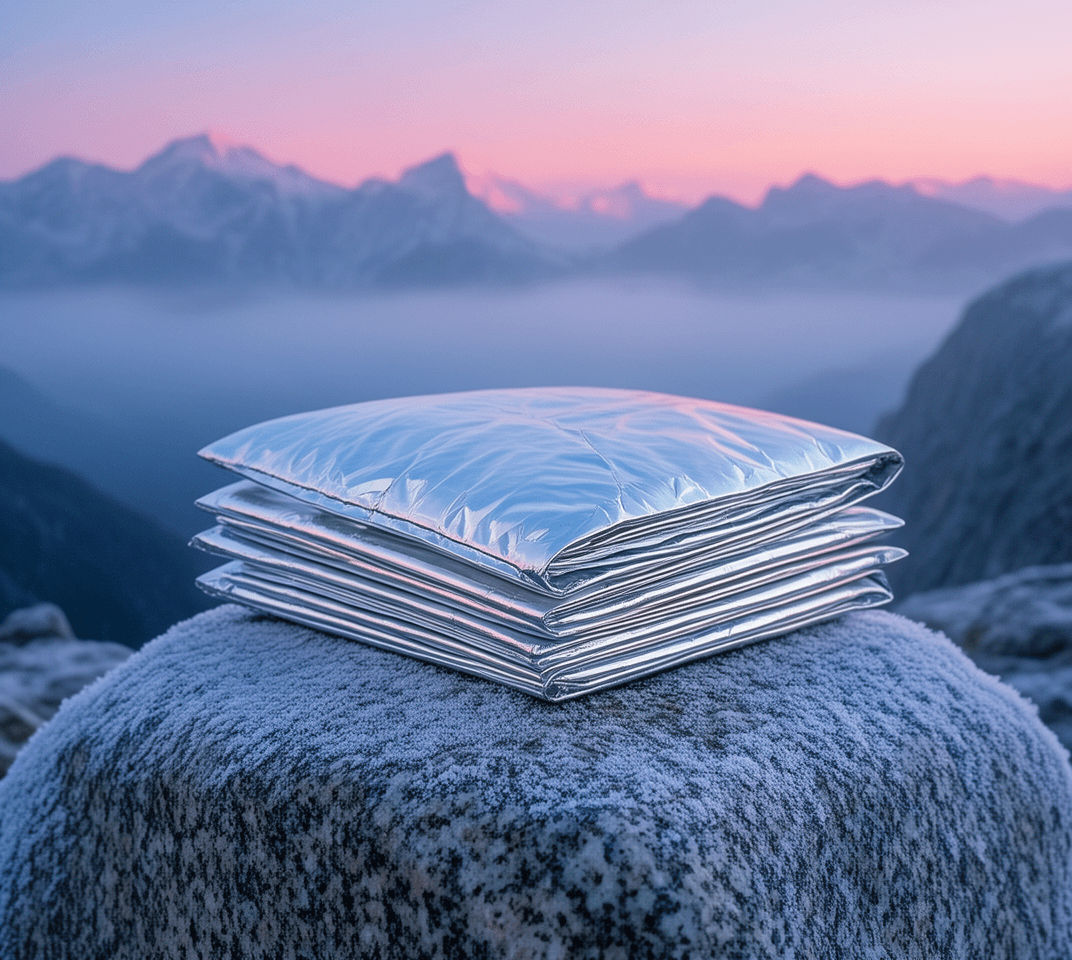 Swiss Safe Emergency Mylar Thermal Blanket (4-Pack)