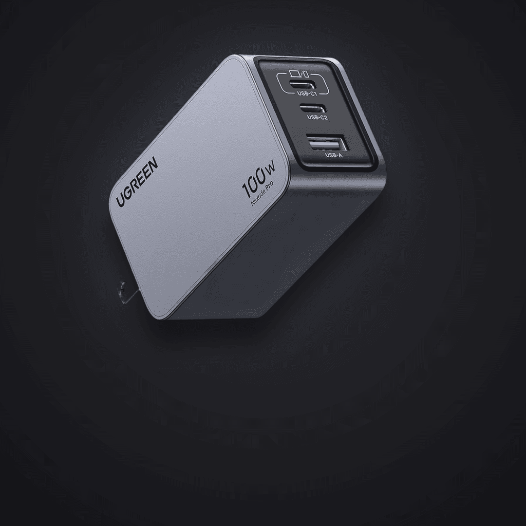 UGREEN Nexode Pro 100W 3-Port GaN USB-C Wall Charger