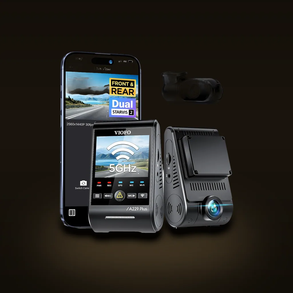 VIOFO A229 Plus (2CH Front + Rear)