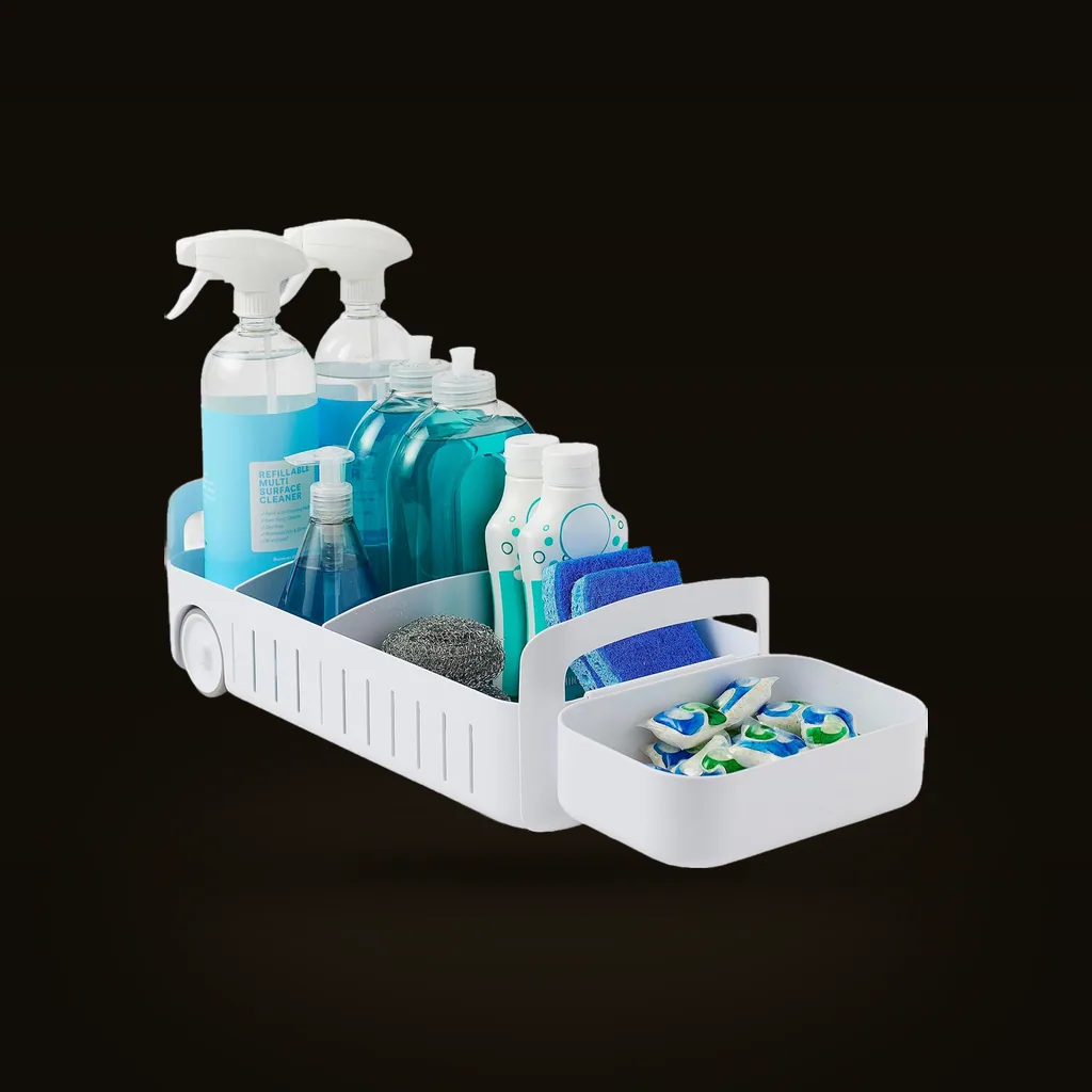 YouCopia RollOut Caddy Under-Sink Rolling Organizer (8" wide)