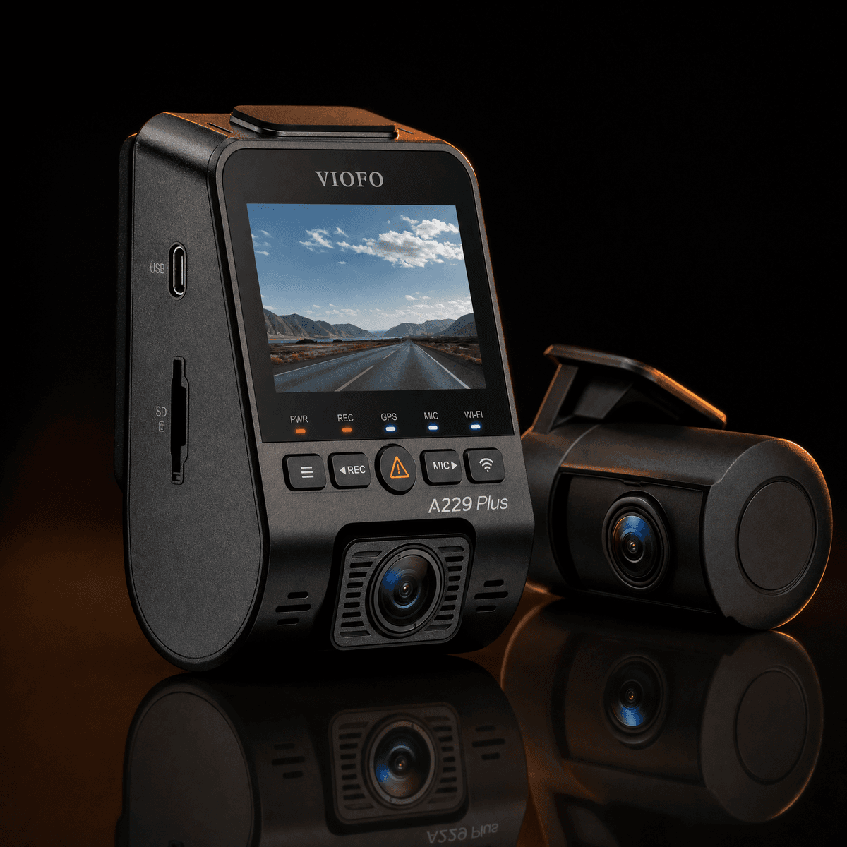 VIOFO A229 Plus (2CH Front + Rear)
