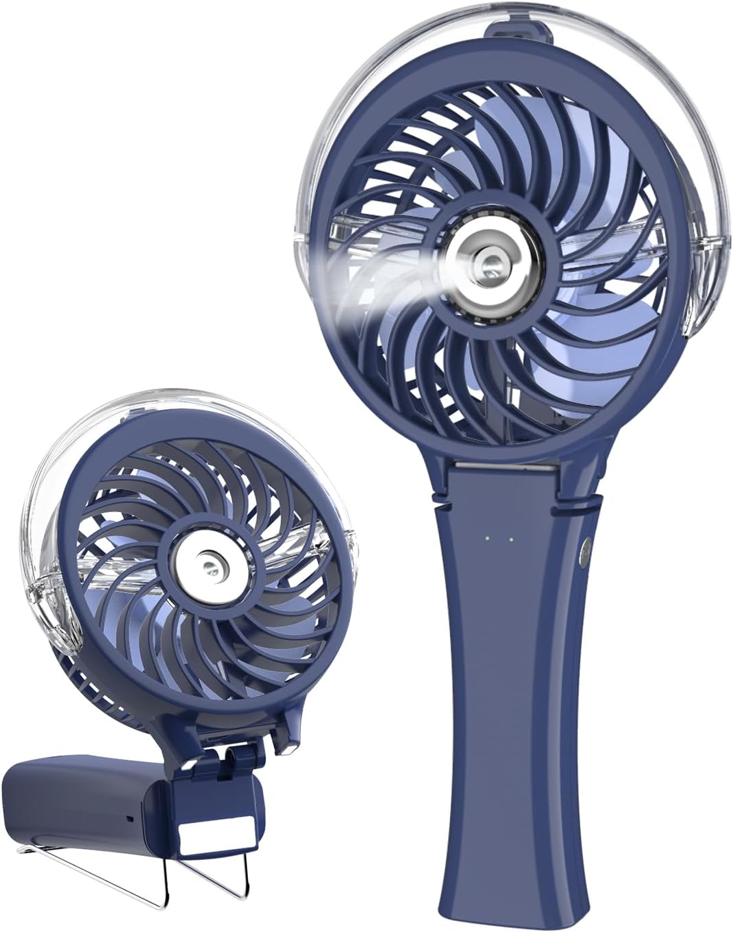 HandFan Portable Handheld Misting Fan (Spray Water Mist + Fan, Rechargeable)