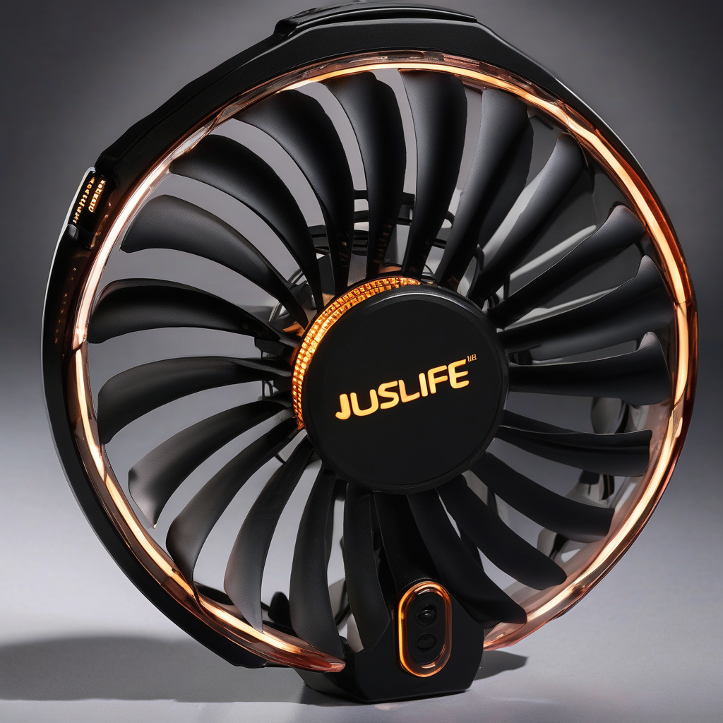 JISULIFE Portable Neck Fan Pro (100-Speed Bladeless, LED Display, 5000mAh)