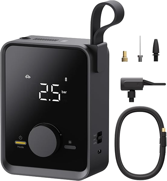 HOTO Portable Tire Inflator Pro (7500mAh Cordless)