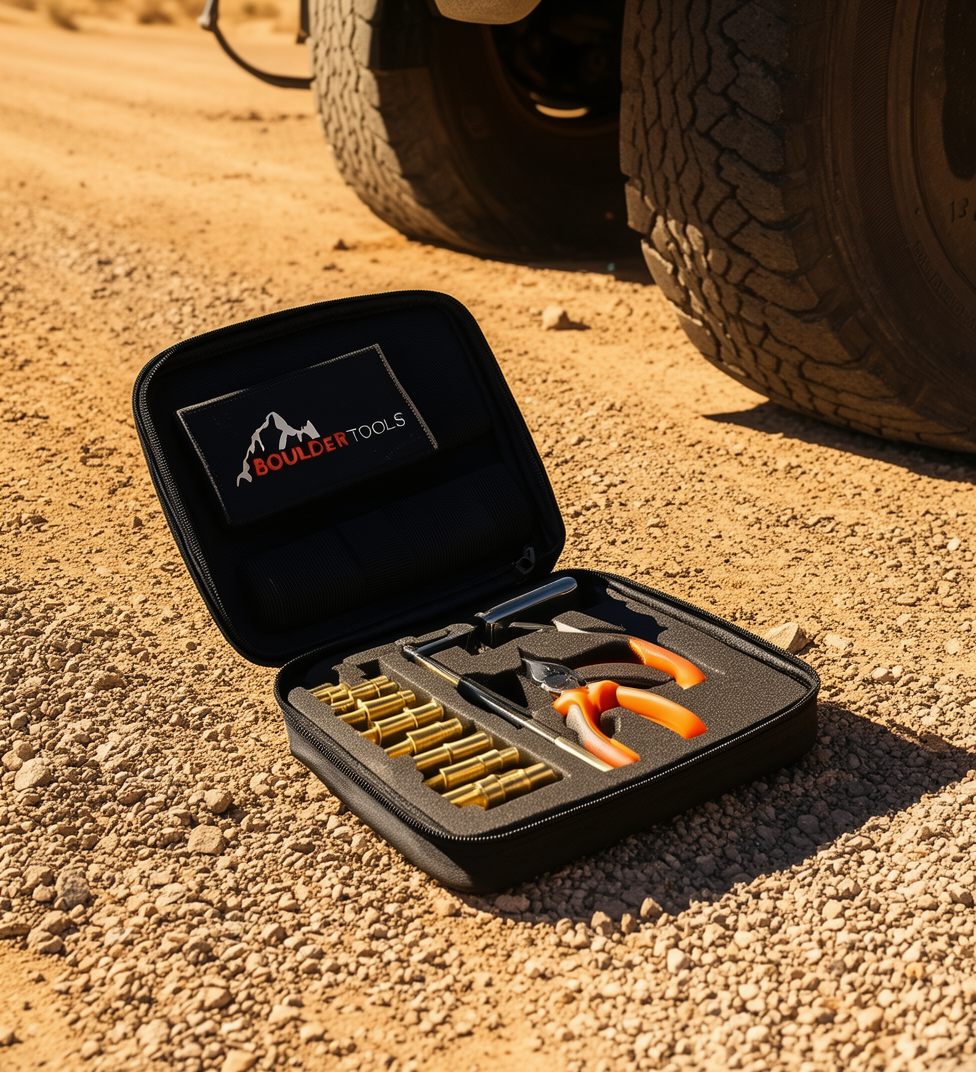 Boulder Tools Heavy Duty Tire Repair / Plug Kit