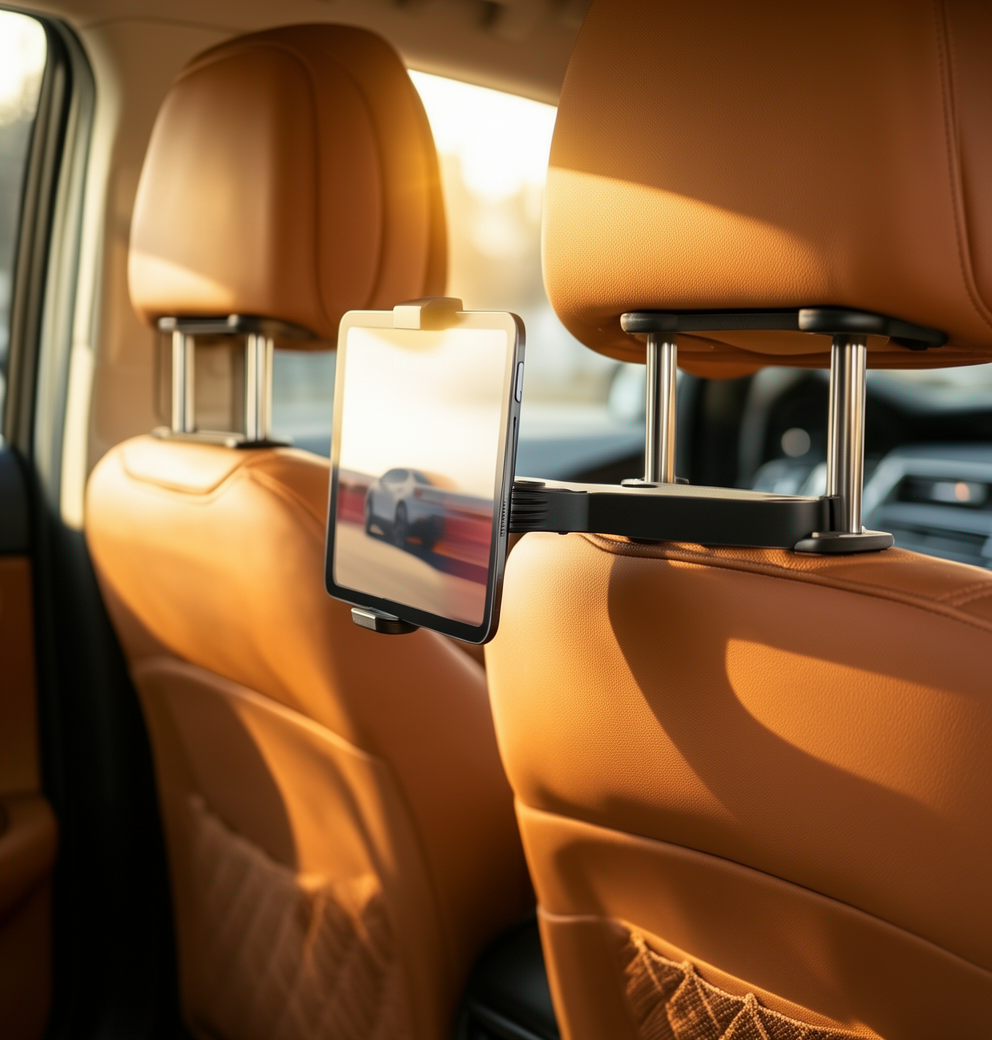 Lamicall Car Headrest Tablet Holder (3-in-1 Extension Arm)