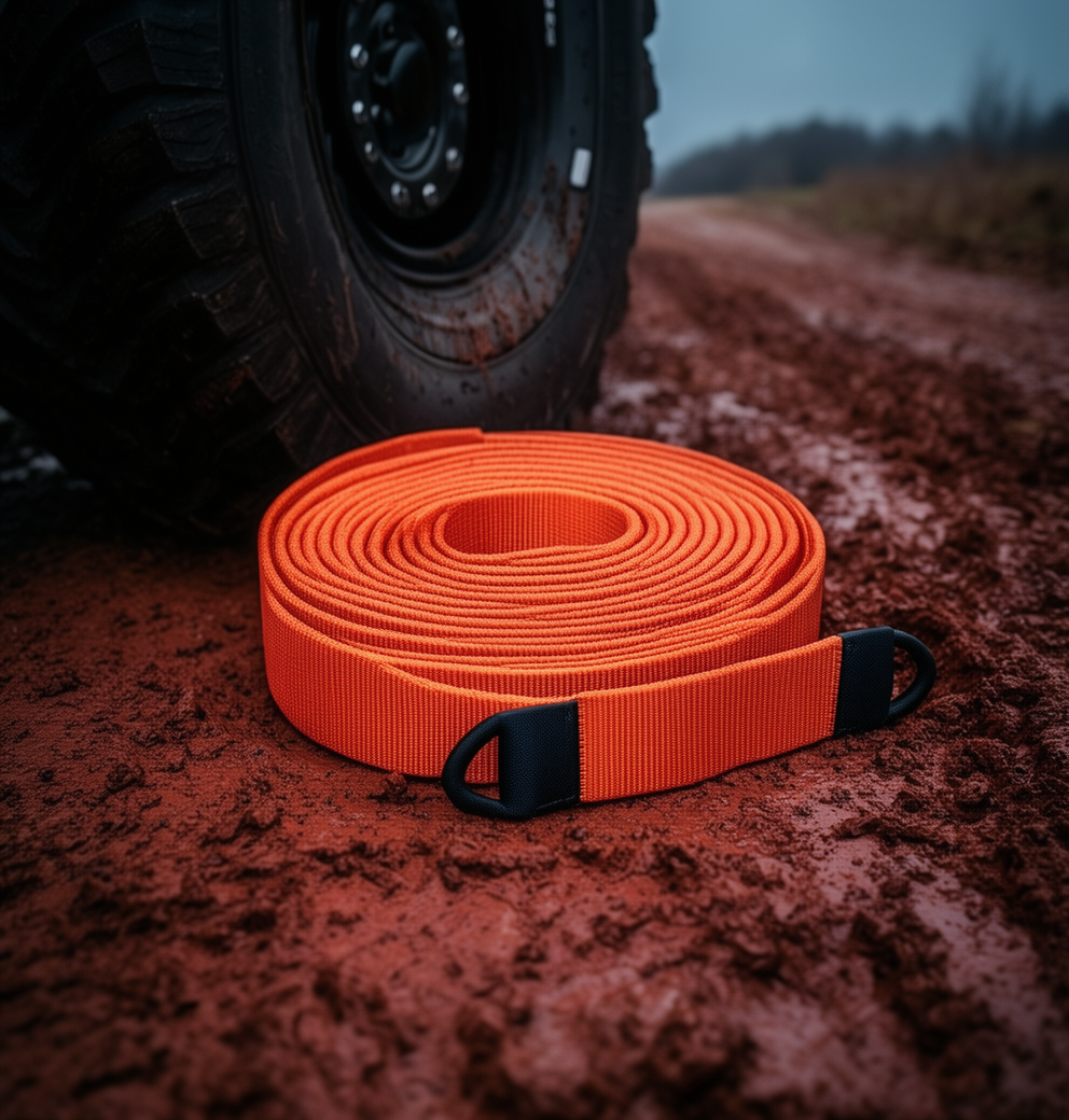 Rhino USA Recovery Tow Strap (3 in x 20 ft, 31,518 lb)