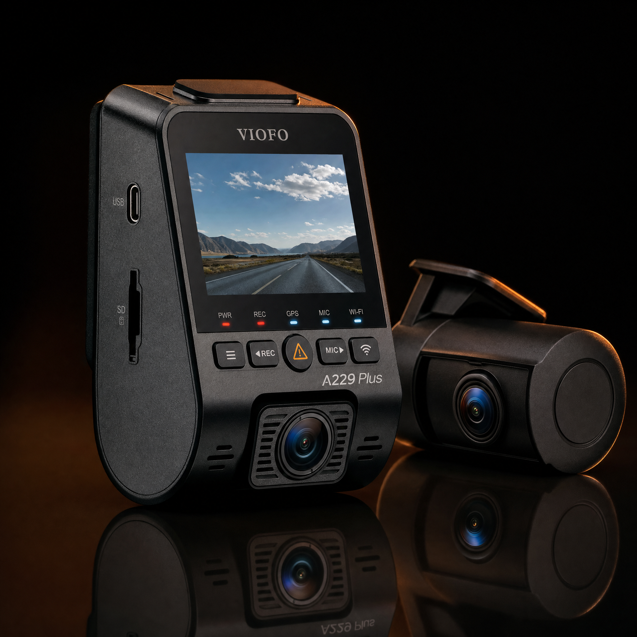 VIOFO A229 Plus (2CH Front + Rear)