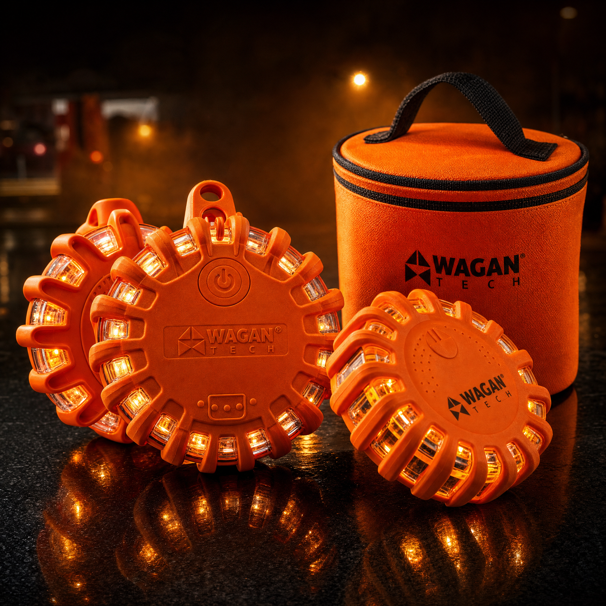 Wagan FRED Flashing Roadside Emergency LED Flare (3-Pack)