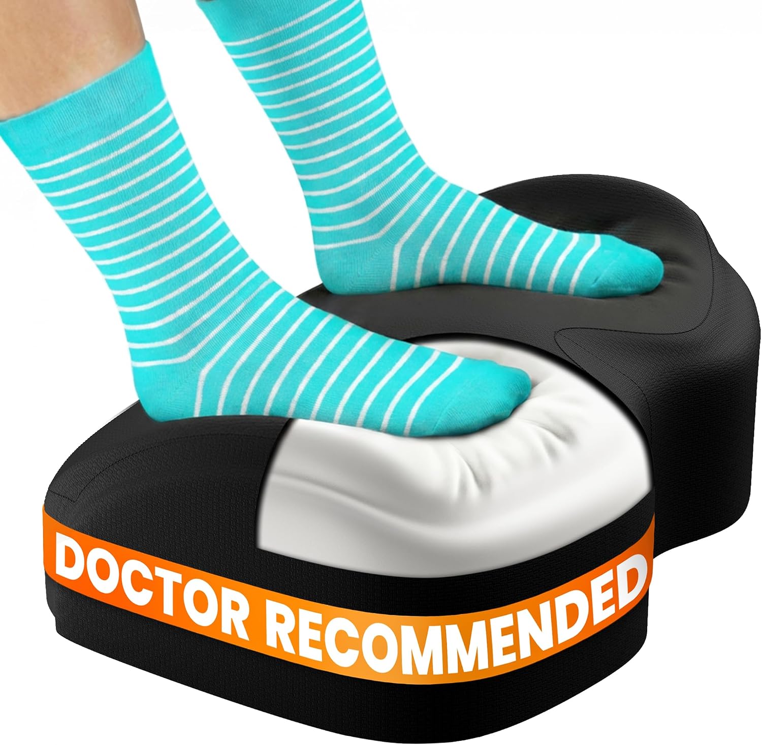 Everlasting Comfort Under-Desk Memory Foam Footrest