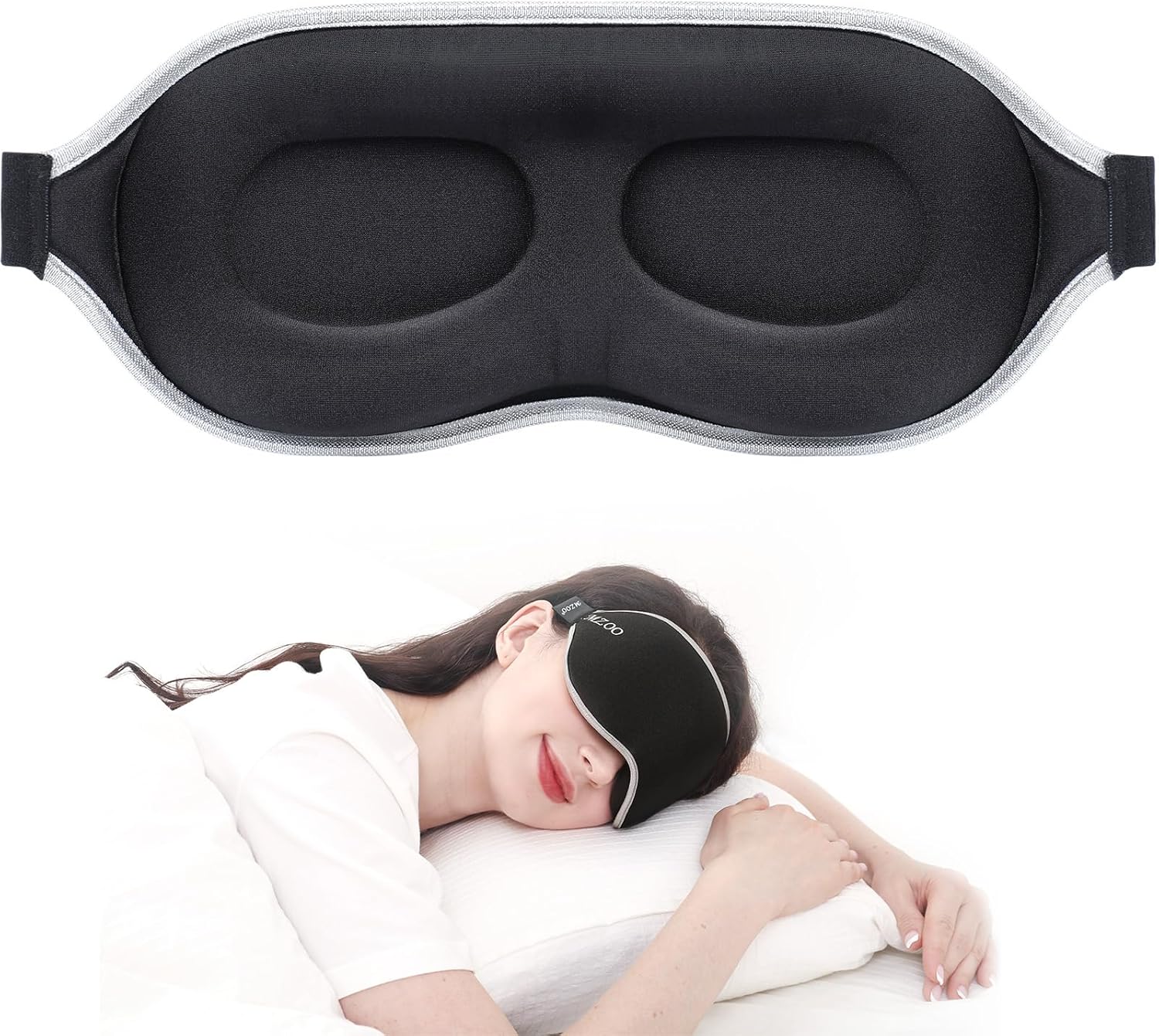 MZOO 3D Contoured Sleep Mask