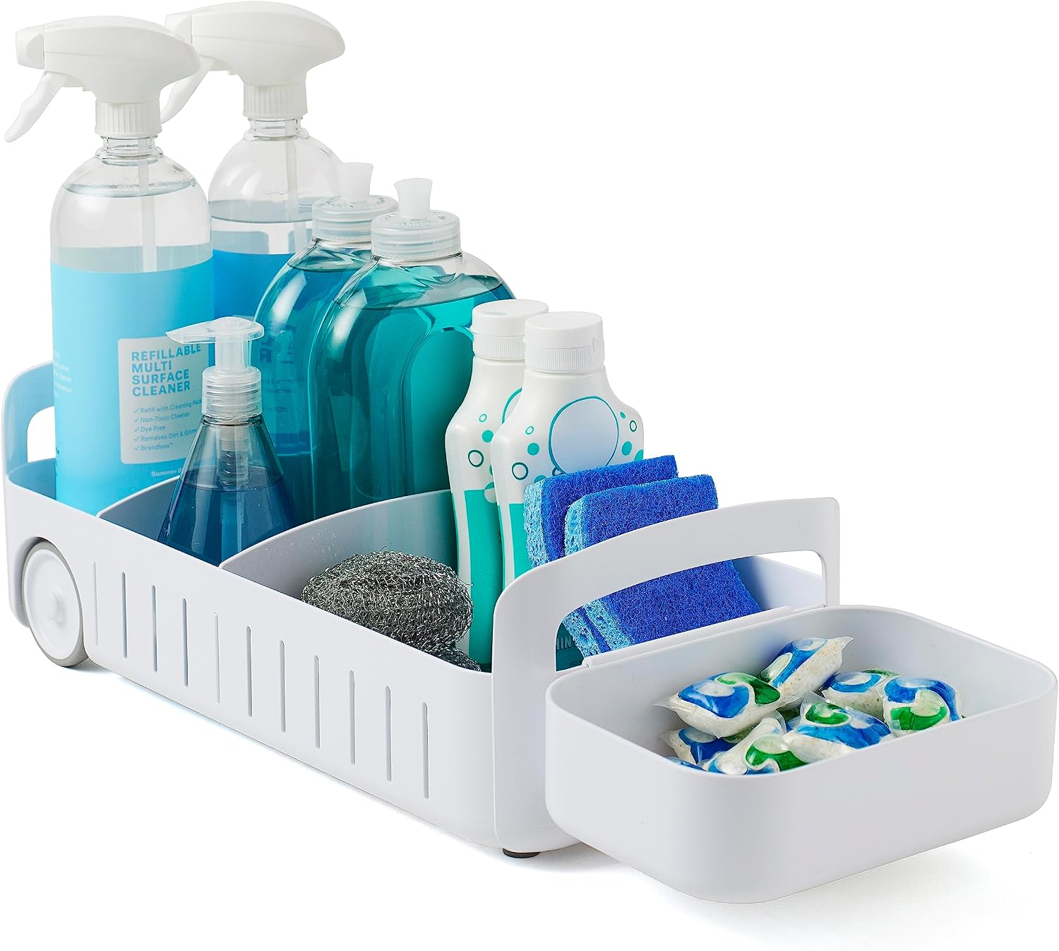 YouCopia RollOut Caddy Under-Sink Rolling Organizer (8" wide)